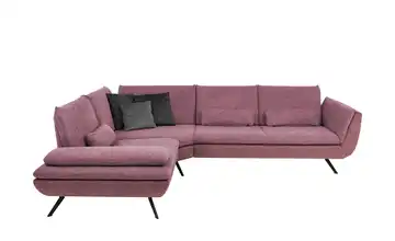 Ecksofa  Luca  Rot Grundfunktion links