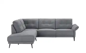 Jette Home Ecksofa  Scope  Dunkelgrau links ohne