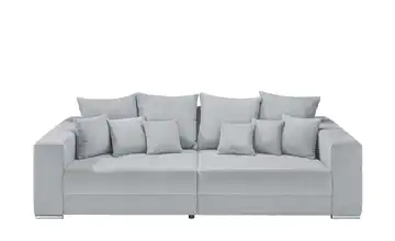uno Bigsofa aus Cordstoff Ricardo Hellgrau