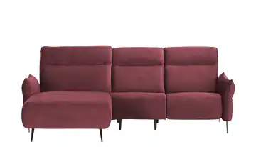 switch Ecksofa Stelvio Bordeauxrot links Erweiterte Funktion