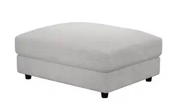 Element Hocker Branna Hellgrau Cordstoff Hocker