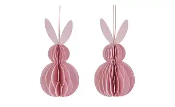 HOME STORY 2er Set Waben-Osterhase  