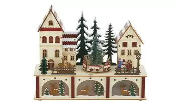  LED Holzstadt  