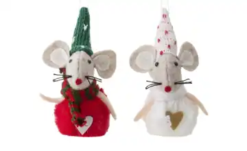 HOME STORY Weihnachtsmaus, 2er Set