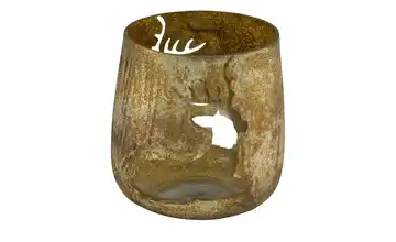 Teelichtglas Rentier