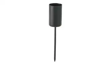 Kerzenstecker, 4er Set Schwarz