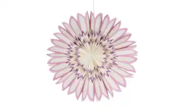 Anhänger Schneeflocke Lila/Violett, Weiß
