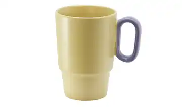 KHG Kaffeebecher Gelb, Lila/Violett