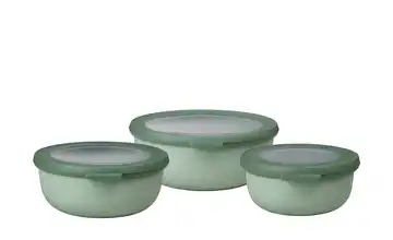 Mepal Multischüssel-Set Cirqula Salbeigrün Je 1 Schüssel 0,35l, 0,75l und 1,25l• 120935827• Rund