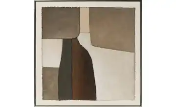  Gemälde Brown Geometry  