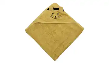 Kapuzenbadetuch Löwe Sand