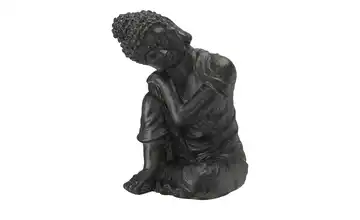 Deko Buddha Schwarz