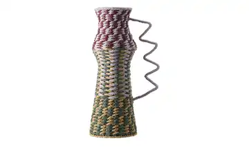 HOME STORY Deko Vase Flieder, Rotbraun, Grün, Natur