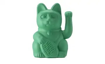 Winkekatze Dunkelgrün