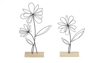 Dekoaufsteller Blume, 2er Set