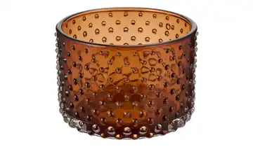 HOME STORY Teelichtglas Braun