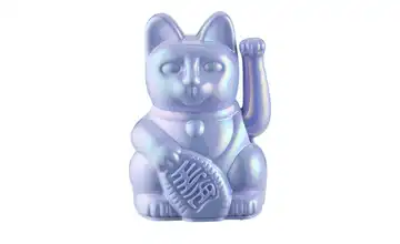 Winkekatze Blau