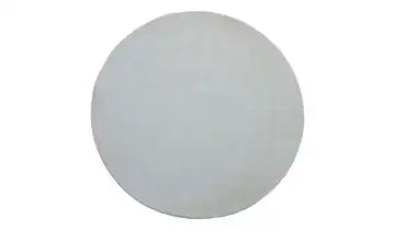 como Handloom-Teppich Flavia Weiß Ø 160 cm rund