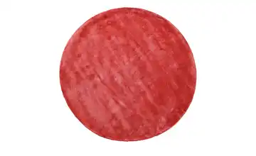 como Handloom-Teppich Flavia Rot Ø 160 cm rund