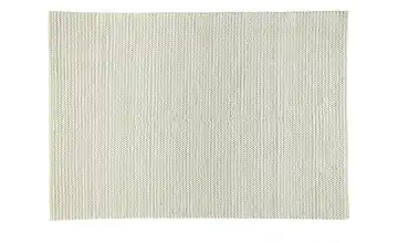 Handgewebter Naturteppich Ruhpolding Natur, Weiß 160x230 cm