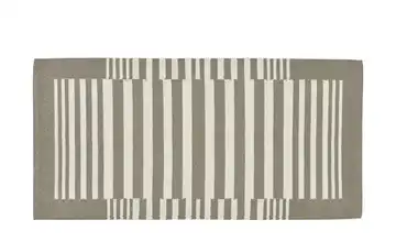 Kelim-Teppich Buri Creme, Grau