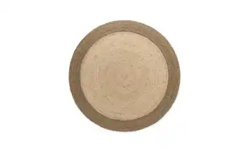 Hanse Home Juteteppich 200 cm 200 cm 200 cm Ø 200 cm Natur, Greige, Elfenbein