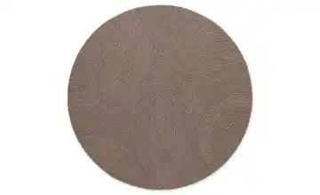 Hanse Home Wollteppich 120 cm 120 cm 120 cm Ø 120 cm Taupe