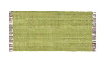 Kelim-Teppich Konfetti Hellgrün, mehrfarbig 110x170 cm