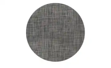 Webteppich Kleen Kitchen Ø 100 cm Grau rund