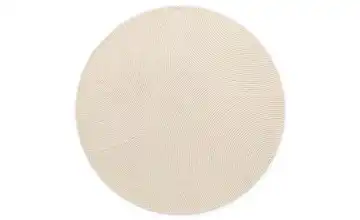 Hanse Home Wollteppich 120 cm 120 cm 120 cm Ø 120 cm Natur, Cremeweiß