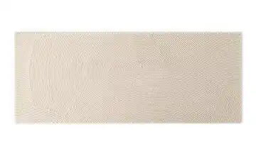 Hanse Home Wollteppich 200 cm 80 cm 80x200 cm Natur, Cremeweiß