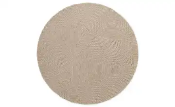 Hanse Home Wollteppich 120 cm 120 cm 120 cm Ø 120 cm Hellbeige