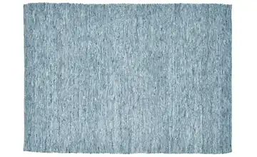 SANSIBAR Sylt Wollteppich Hörnum 140 cm 70 cm 70x140 cm Blau