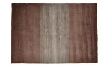 THEKO Wollteppich Wool Comfort Braun 90x160 cm