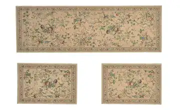 THEKO Teppich 400 cm 70 cm 70x400 cm Beige