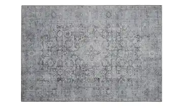 Webteppich Lago Anthrazit / Grau 200x290 cm Vintage-Look