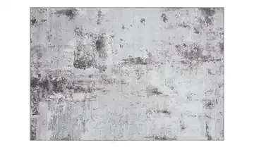 Webteppich Lago Grau / Anthrazit 240x340 cm Vintage-Look