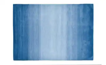 THEKO Wollteppich Wool Comfort Blau 90x160 cm