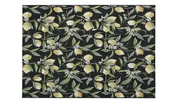 Webteppich Lemon Schwarz 160x230 cm