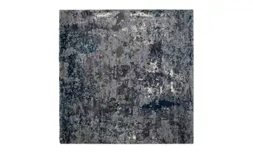 meinTeppich Teppich 200x200 cm Grau-Petrol