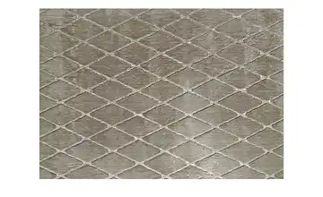 como Kurzflorteppich Cross Soft 160x230 cm rechteckig Taupe