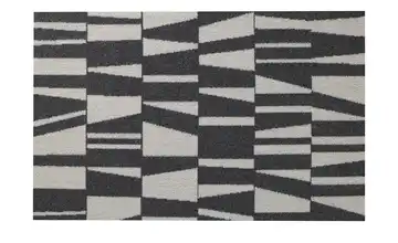 como Webteppich Mellow Anthrazit Kästchen 80x150 cm