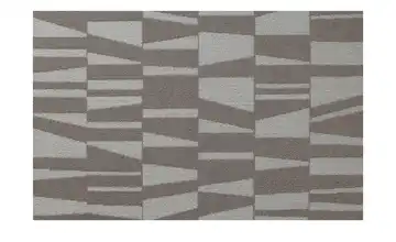 como Webteppich Mellow Braun, Weiß Kästchen 80x150 cm