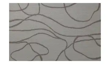 como Webteppich Mellow Braun, Weiß Linien 80x150 cm