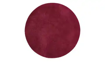 como Hochflorteppich Pesante Burgund Ø 120 cm rund