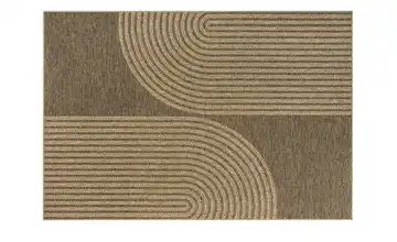 In- und Outdoorteppich Kenzy Natur, Dunkelbraun 80x150 cm