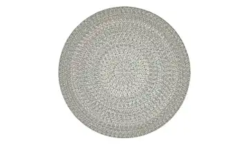 como Webteppich Pudong Silbergrau Ø 140 cm