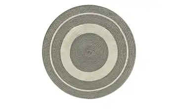 como Webteppich Pudong Grün, Beige Ø 140 cm