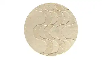 como Webteppich Malibu rund Ø 160 cm Sand