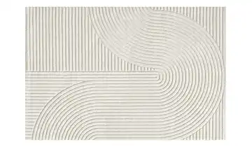 Webteppich Elio Creme Zen-Muster 160x230 cm